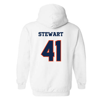 Virginia - NCAA Baseball : Thomas Stewart - Classic Shersey Hooded Sweatshirt-1