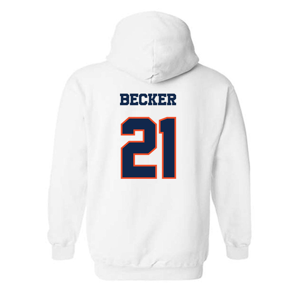 Virginia - NCAA Baseball : Eric Becker - Classic Shersey Hooded Sweatshirt-1