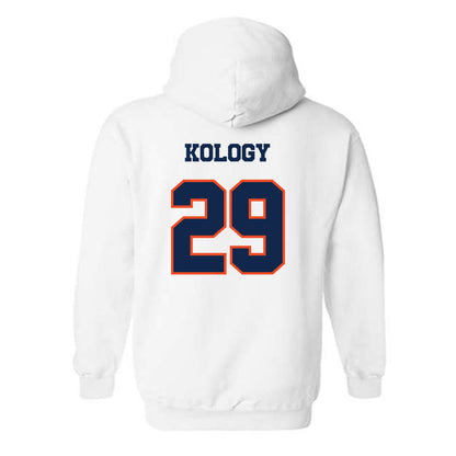 Virginia - NCAA Men's Lacrosse : Griffin Kology - Hooded Sweatshirt Classic Shersey