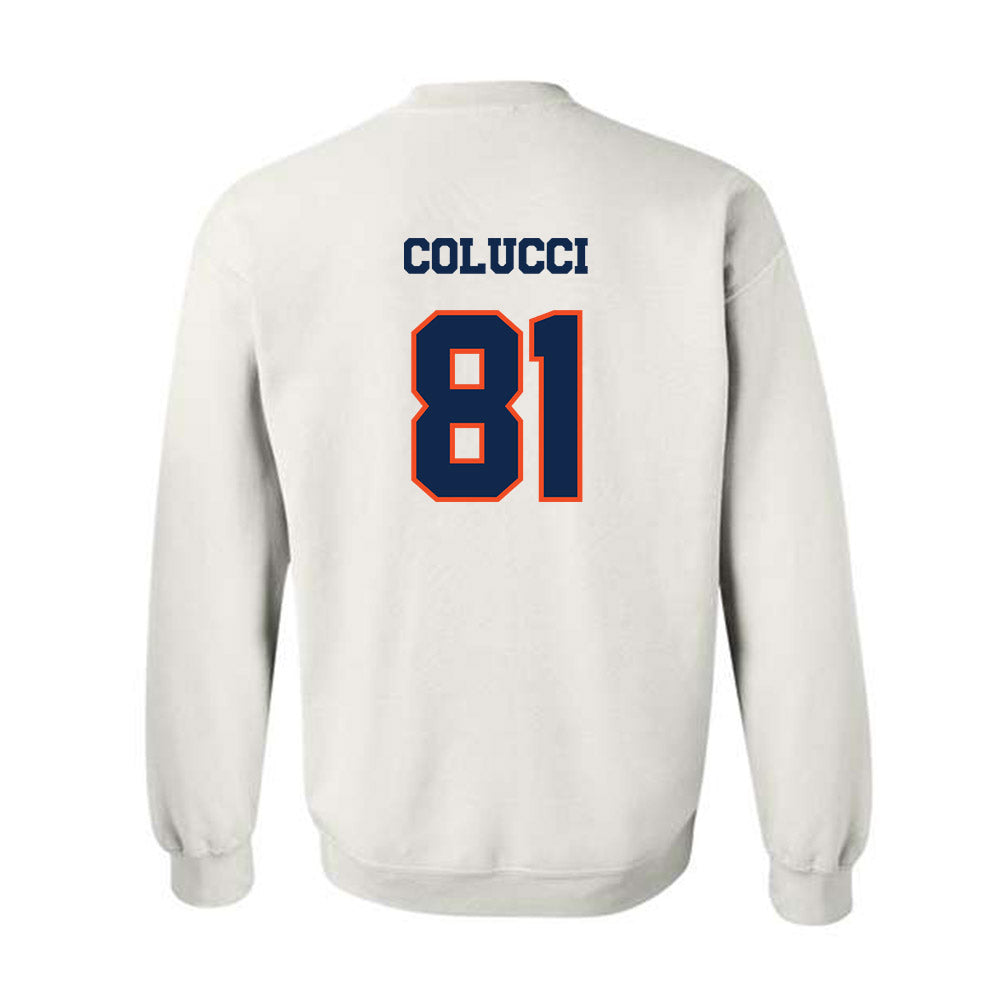 Virginia - NCAA Men's Lacrosse : Thomas Colucci - Crewneck Sweatshirt Classic Shersey