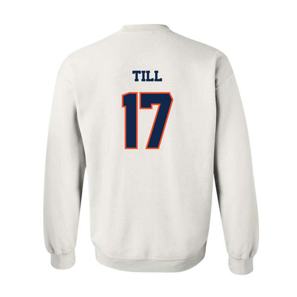 Virginia - NCAA Men's Lacrosse : Mack Till - Crewneck Sweatshirt Classic Shersey