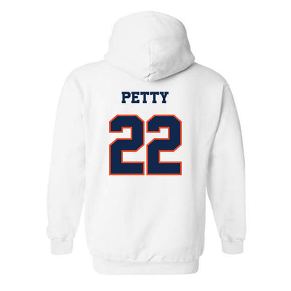 Virginia - NCAA Men's Lacrosse : Eli Petty - Hooded Sweatshirt Classic Shersey