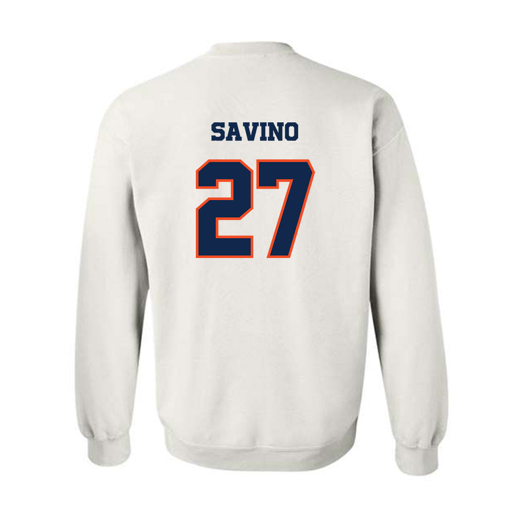 Virginia - NCAA Baseball : Joe Savino - Crewneck Sweatshirt Classic Shersey