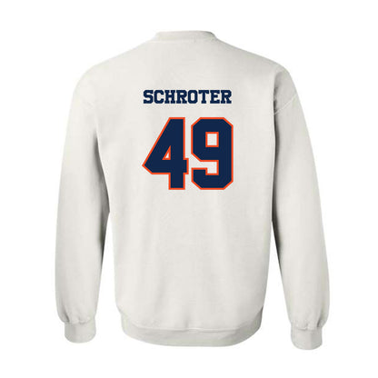 Virginia - NCAA Men's Lacrosse : John Schroter - Crewneck Sweatshirt Classic Shersey