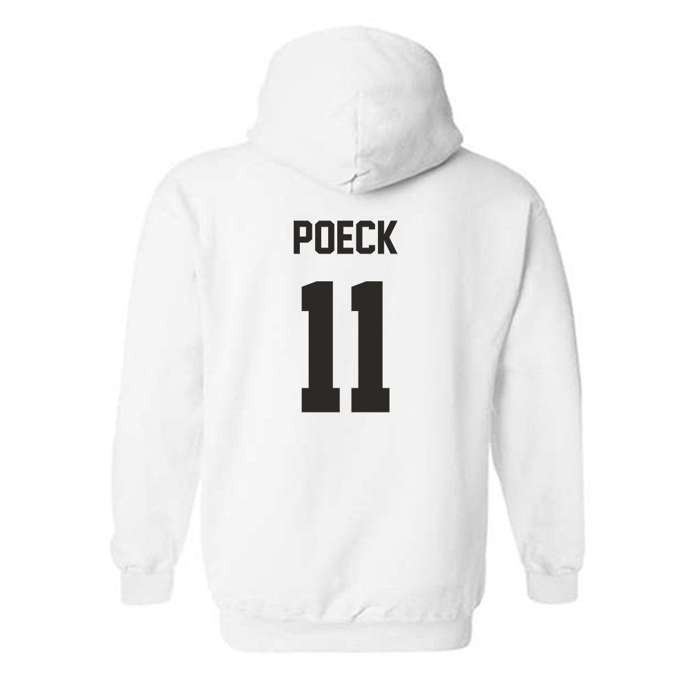 Wake Forest - NCAA Women's Volleyball : Sadie Poeck - Replica Shersey Hooded Sweatshirt-1