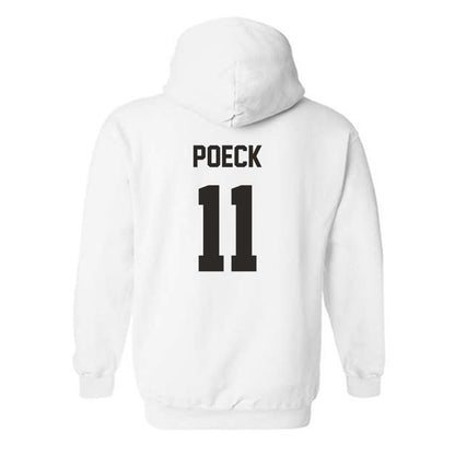 Wake Forest - NCAA Women's Volleyball : Sadie Poeck - Replica Shersey Hooded Sweatshirt-1