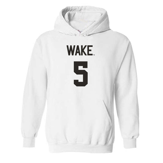 Wake Forest - NCAA Women's Volleyball : Kendall Phillips - Replica Shersey Hooded Sweatshirt