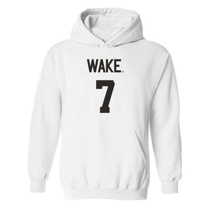 Wake Forest - NCAA Women's Volleyball : Elena Dragani - Replica Shersey Hooded Sweatshirt