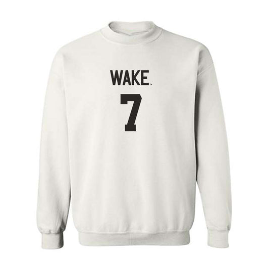 Wake Forest - NCAA Women's Volleyball : Elena Dragani - Replica Shersey Crewneck Sweatshirt