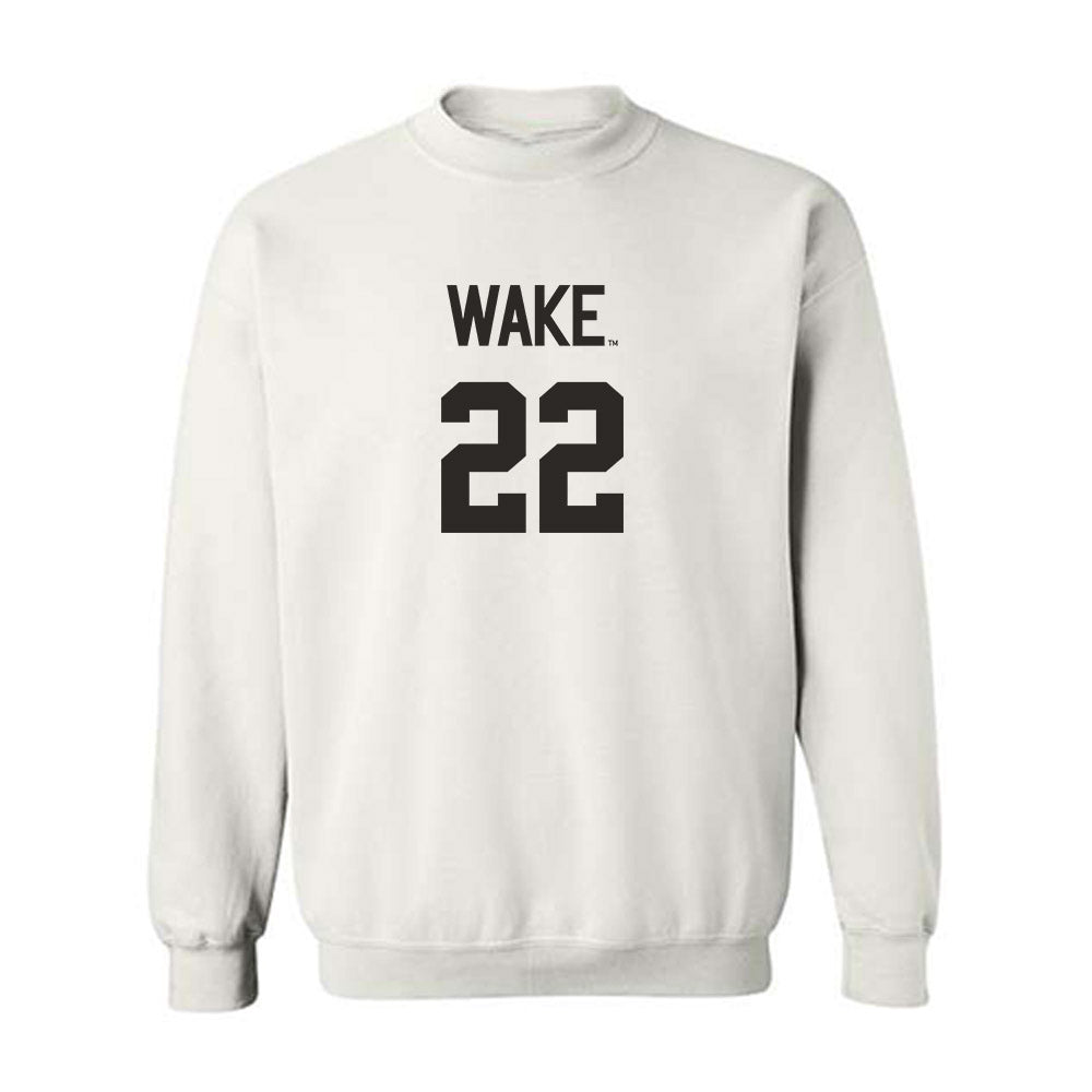 Wake Forest - NCAA Women's Volleyball : Ryleigh Whitekettle - Replica Shersey Crewneck Sweatshirt-0