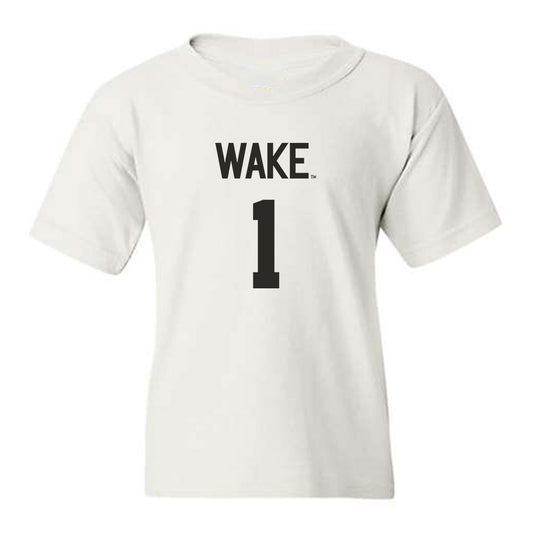 Wake Forest - NCAA Women's Volleyball : Dhru Lalaji - Replica Shersey Youth T-Shirt