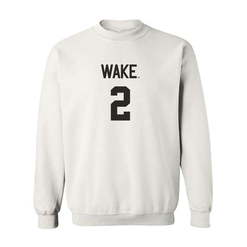 Wake Forest - NCAA Women's Volleyball : Patrycja Lagida - Replica Shersey Crewneck Sweatshirt-0