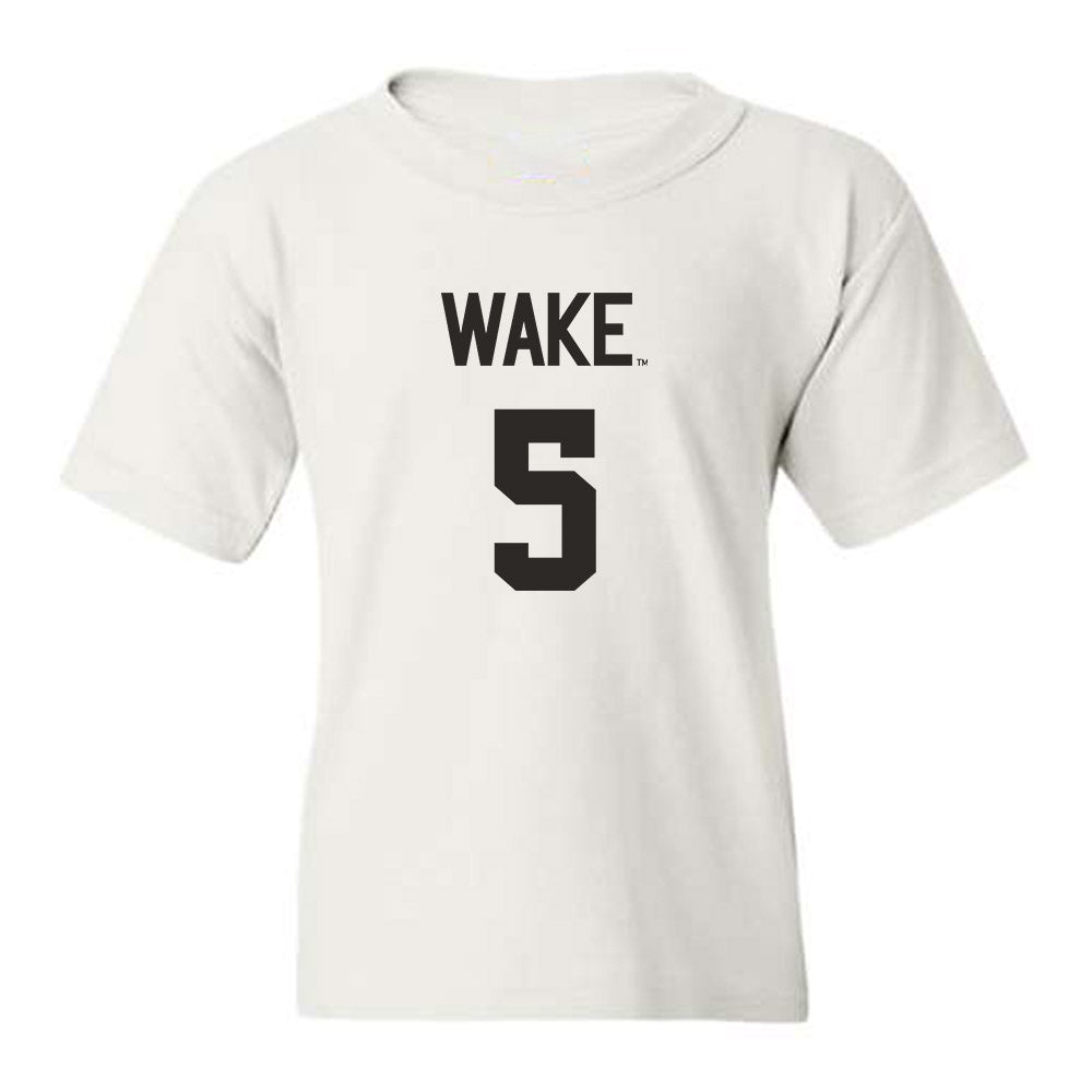 Wake Forest - NCAA Women's Volleyball : Kendall Phillips - Replica Shersey Youth T-Shirt