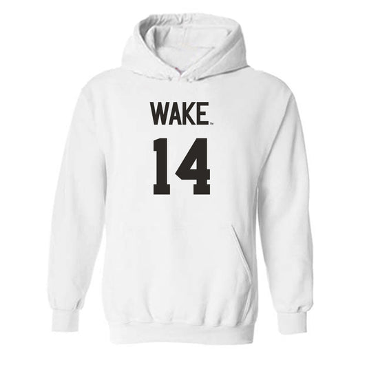 Wake Forest - NCAA Women's Volleyball : Kristina Grkovic - Replica Shersey Hooded Sweatshirt