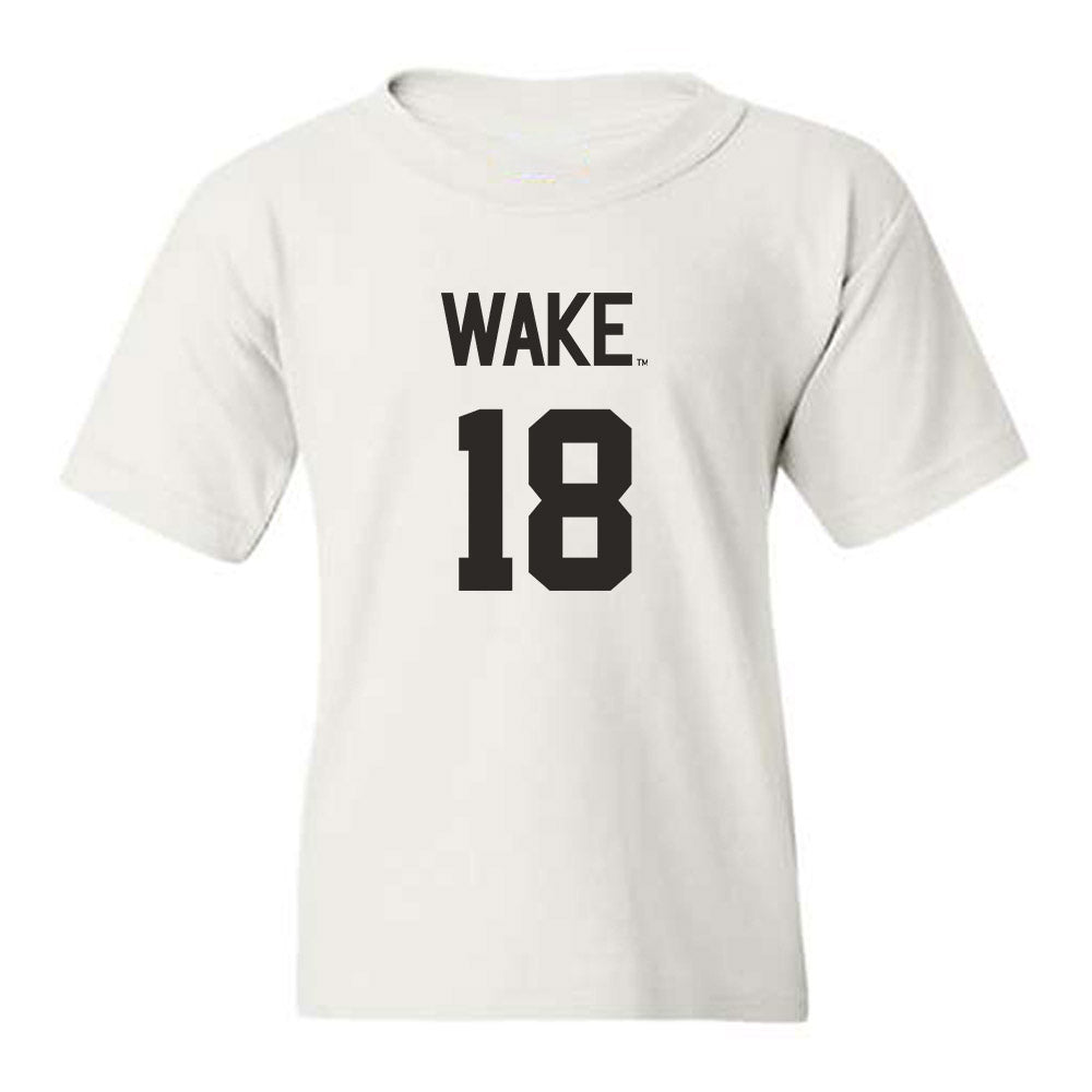 Wake Forest - NCAA Women's Volleyball : Becca Bellows - Replica Shersey Youth T-Shirt-0