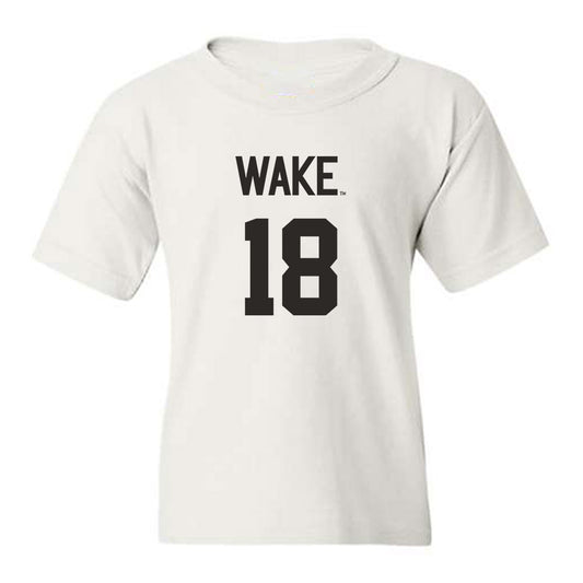 Wake Forest - NCAA Women's Volleyball : Becca Bellows - Replica Shersey Youth T-Shirt-0