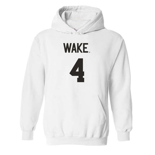 Wake Forest - NCAA Women's Volleyball : Laila Ricks - Replica Shersey Hooded Sweatshirt