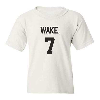 Wake Forest - NCAA Women's Volleyball : Elena Dragani - Replica Shersey Youth T-Shirt