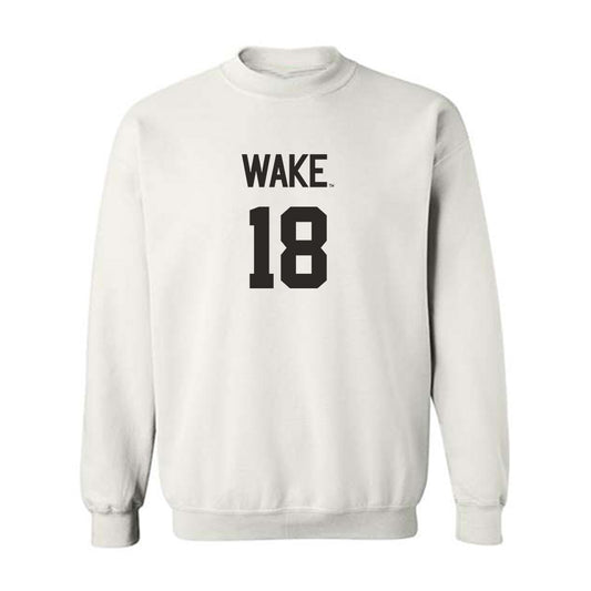 Wake Forest - NCAA Women's Volleyball : Becca Bellows - Replica Shersey Crewneck Sweatshirt-0