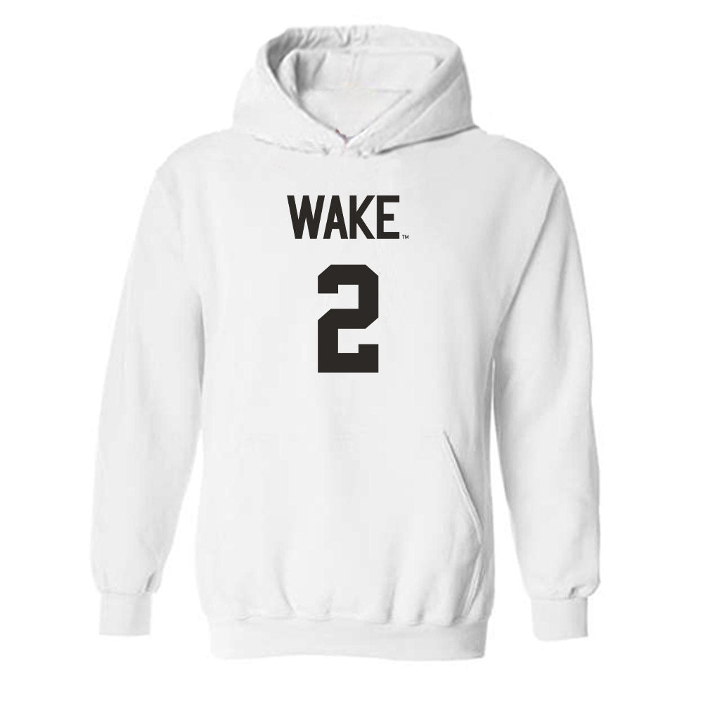 Wake Forest - NCAA Women's Volleyball : Patrycja Lagida - Replica Shersey Hooded Sweatshirt-0