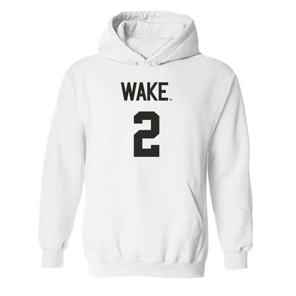 Wake Forest - NCAA Women's Volleyball : Patrycja Lagida - Replica Shersey Hooded Sweatshirt-0