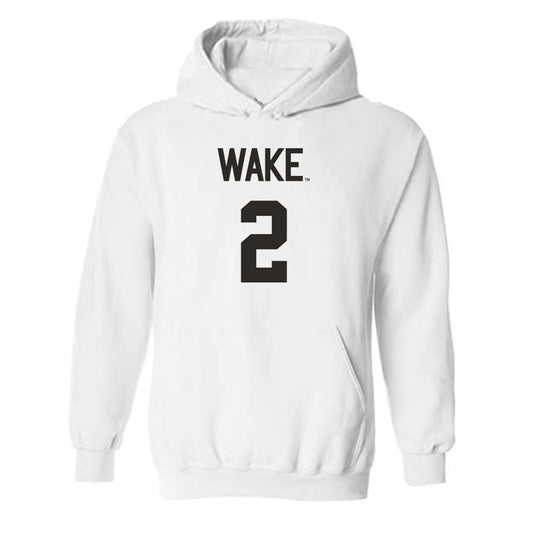 Wake Forest - NCAA Women's Volleyball : Patrycja Lagida - Replica Shersey Hooded Sweatshirt-0