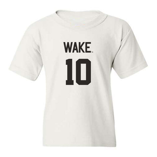Wake Forest - NCAA Women's Volleyball : Emma Farrell - Replica Shersey Youth T-Shirt-0