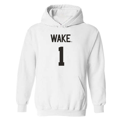 Wake Forest - NCAA Women's Volleyball : Dhru Lalaji - Replica Shersey Hooded Sweatshirt