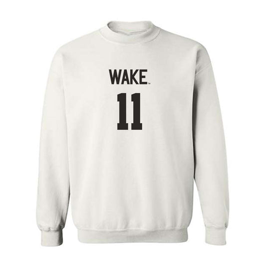 Wake Forest - NCAA Women's Volleyball : Sadie Poeck - Replica Shersey Crewneck Sweatshirt-0