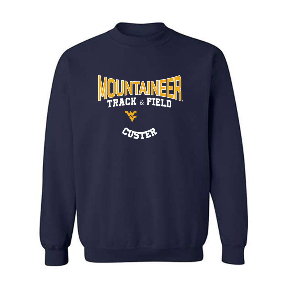 West Virginia - NCAA Women's Track & Field : Aubrie Custer - Crewneck Sweatshirt Classic Fashion Shersey