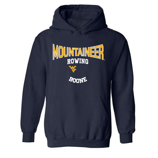 West Virginia - NCAA Women's Rowing : Mary Boone - Classic Fashion Shersey Hooded Sweatshirt-0