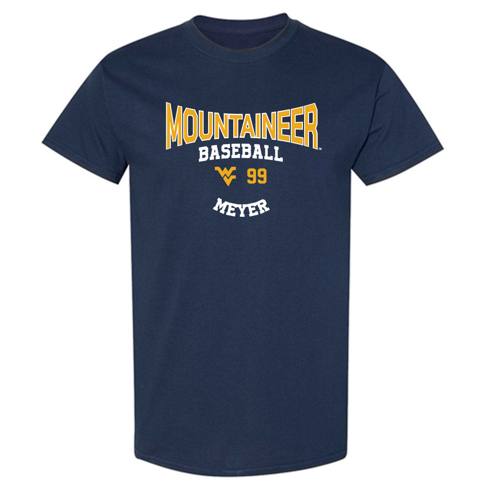 West Virginia - NCAA Baseball : Chase Meyer - Classic Fashion Shersey T-Shirt-0