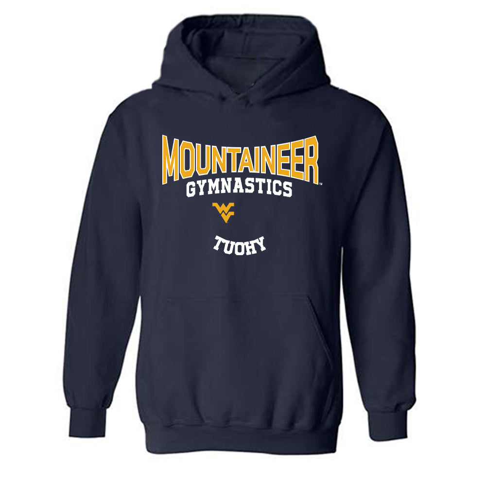 West Virginia - NCAA Women's Gymnastics : Taylor Tuohy - Classic Fashion Shersey Hooded Sweatshirt-0
