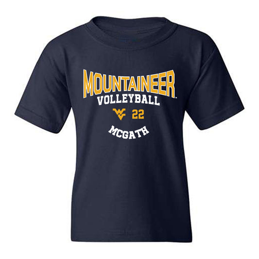 West Virginia - NCAA Women's Volleyball : Maddy McGath - Classic Fashion Shersey Youth T-Shirt-0