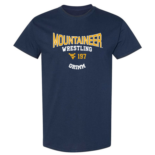 West Virginia - NCAA Wrestling : Coen Grimm - Classic Fashion Shersey T-Shirt-0