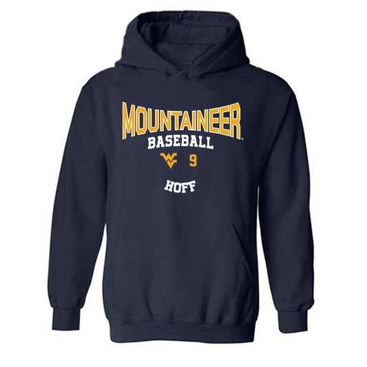 West Virginia - NCAA Baseball : Bryson Hoff - Classic Fashion Shersey Hooded Sweatshirt-0