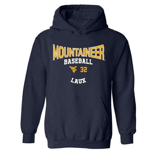 West Virginia - NCAA Baseball : Sammy Laux - Classic Fashion Shersey Hooded Sweatshirt-0