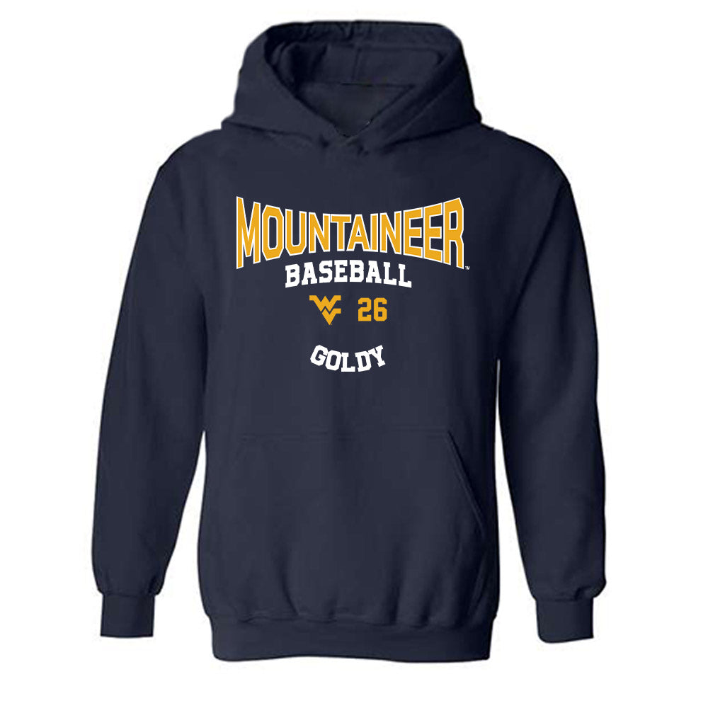 West Virginia - NCAA Baseball : Sean Goldy - Classic Fashion Shersey Hooded Sweatshirt-0
