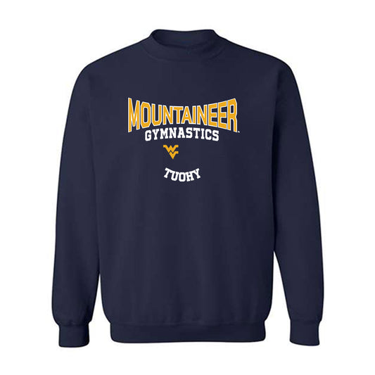 West Virginia - NCAA Women's Gymnastics : Taylor Tuohy - Classic Fashion Shersey Crewneck Sweatshirt-0