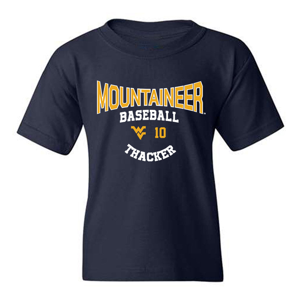 West Virginia - NCAA Baseball : Bryson Thacker - Classic Fashion Shersey Youth T-Shirt-0