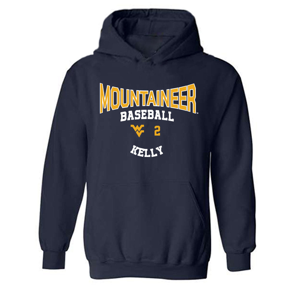 West Virginia - NCAA Baseball : Gavin Kelly - Classic Fashion Shersey Hooded Sweatshirt-0