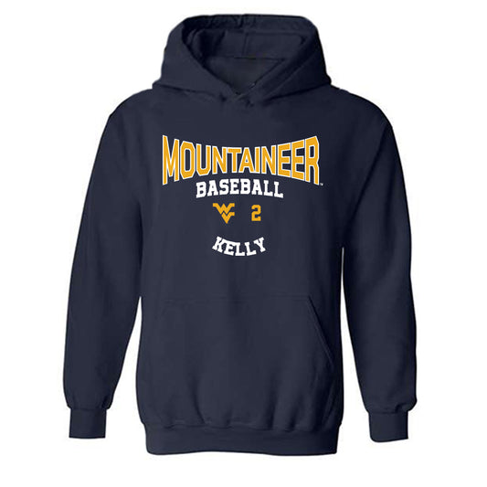 West Virginia - NCAA Baseball : Gavin Kelly - Classic Fashion Shersey Hooded Sweatshirt-0