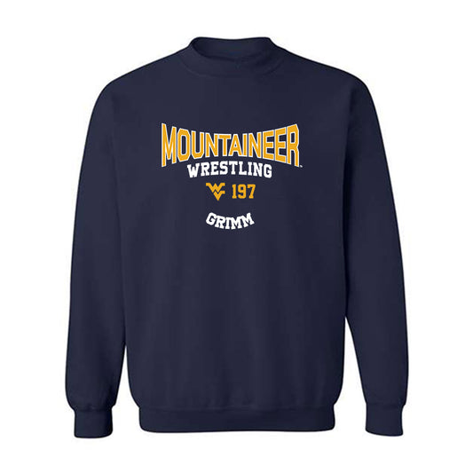West Virginia - NCAA Wrestling : Coen Grimm - Classic Fashion Shersey Crewneck Sweatshirt-0