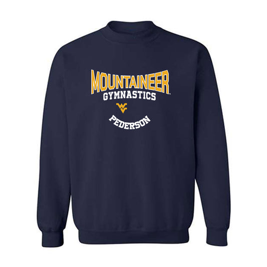 West Virginia - NCAA Women's Gymnastics : Auden Pederson - Classic Fashion Shersey Crewneck Sweatshirt-0
