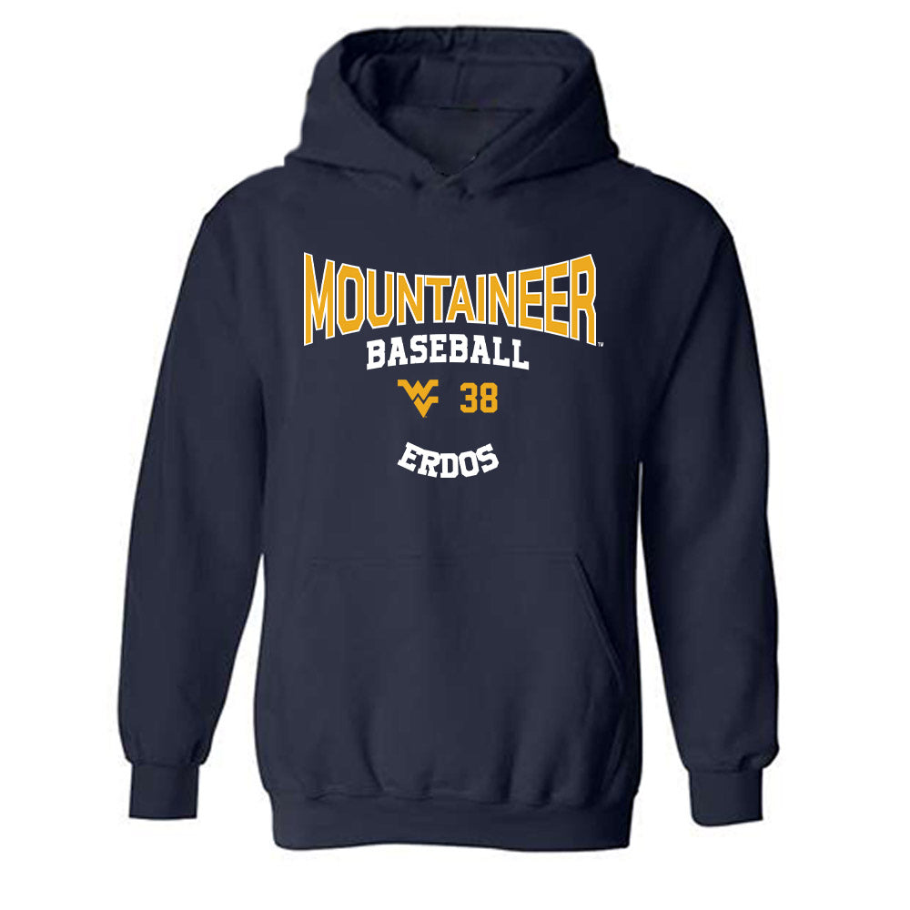 West Virginia - NCAA Baseball : Creed Erdos - Classic Fashion Shersey Hooded Sweatshirt-0