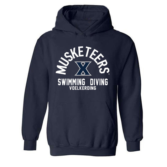Xavier - NCAA Women's Swimming & Diving : Anna Voelkerding - Hooded Sweatshirt Classic Fashion Shersey