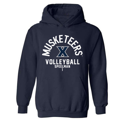 Xavier - NCAA Women's Volleyball : Caroline Speelman - Fashion Shersey Hooded Sweatshirt