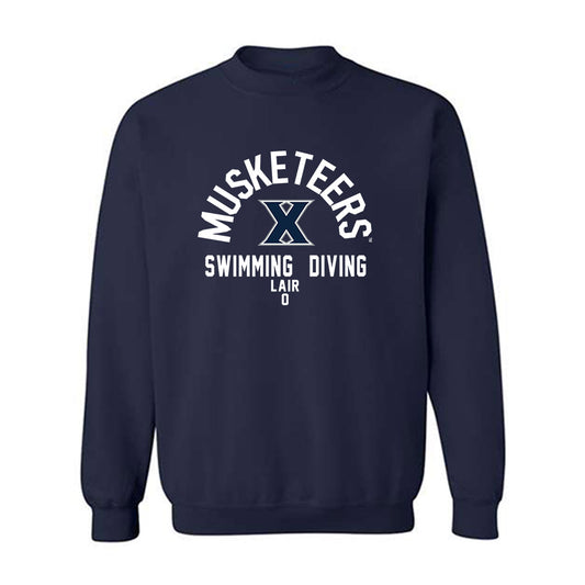 Xavier - NCAA Women's Swimming & Diving : Kate Lair - Crewneck Sweatshirt Classic Fashion Shersey