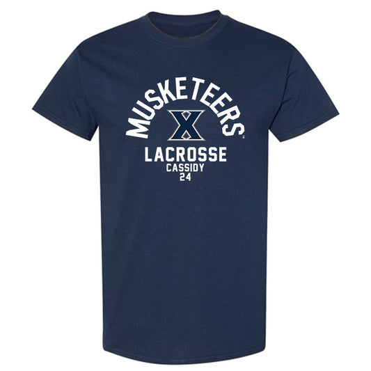 Xavier - NCAA Women's Lacrosse : Julie Cassidy - T-Shirt Classic Fashion Shersey
