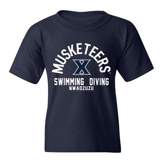 Xavier - NCAA Women's Swimming & Diving : Blessing Nwaozuzu - Youth T-Shirt Classic Fashion Shersey